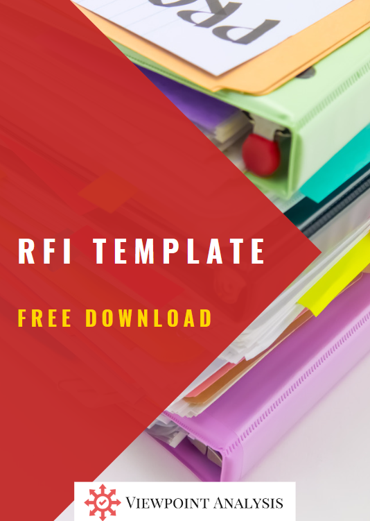 RFI Template Cover